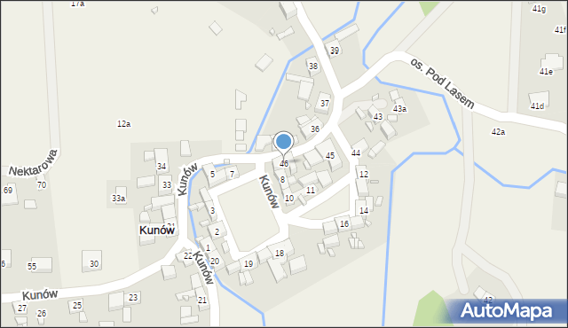 Kunów, Kunów, 46, mapa Kunów