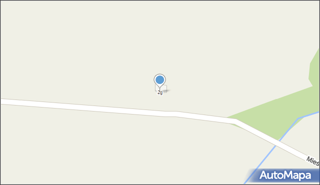 Kunowo, Kunowo, 2g, mapa Kunowo