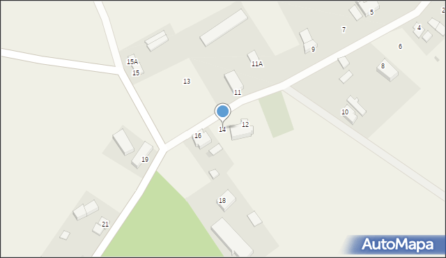Kunowo, Kunowo, 14, mapa Kunowo