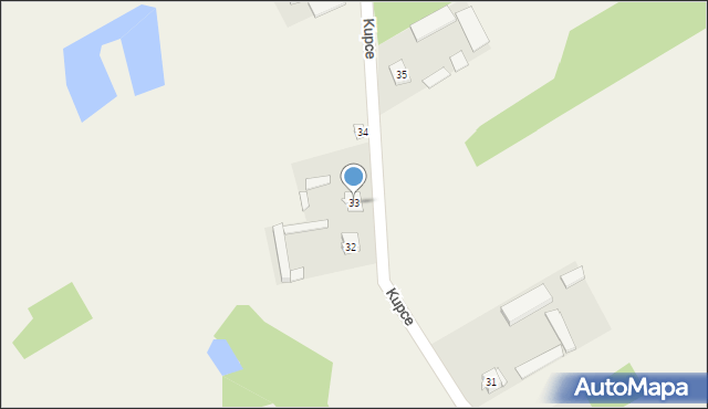 Kupce, Kupce, 33, mapa Kupce