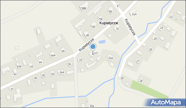 Kupiatycze, Kupiatycze, 32, mapa Kupiatycze