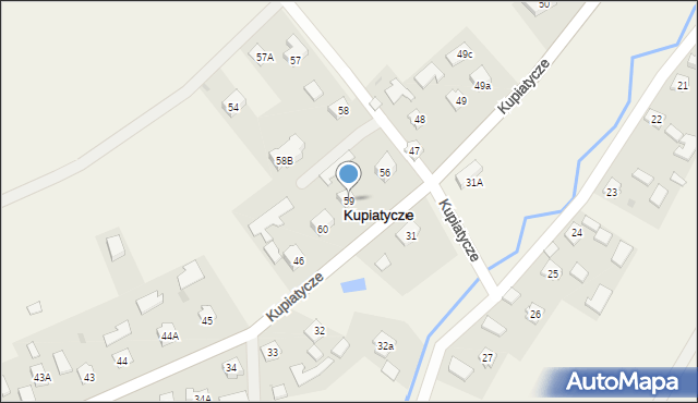 Kupiatycze, Kupiatycze, 59, mapa Kupiatycze