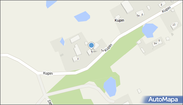 Kupin, Kupin, 5, mapa Kupin