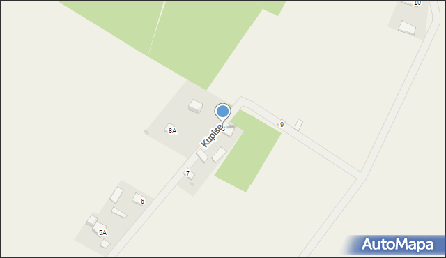 Kupise, Kupise, 8, mapa Kupise