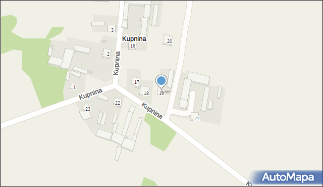 Kupnina, Kupnina, 19, mapa Kupnina