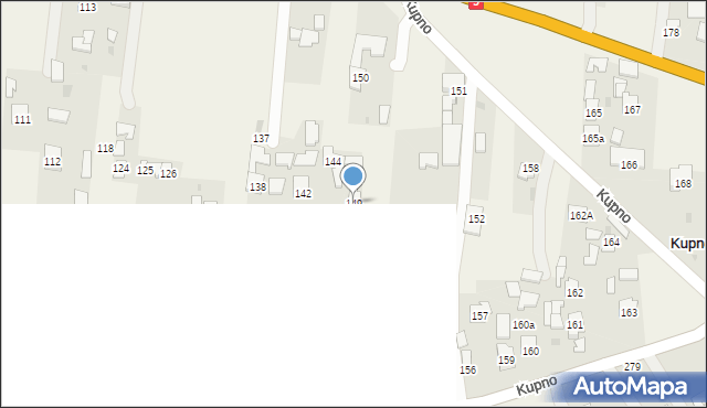 Kupno, Kupno, 149, mapa Kupno