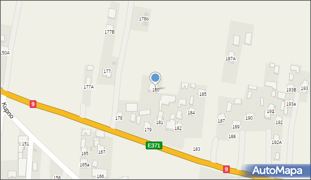 Kupno, Kupno, 180, mapa Kupno