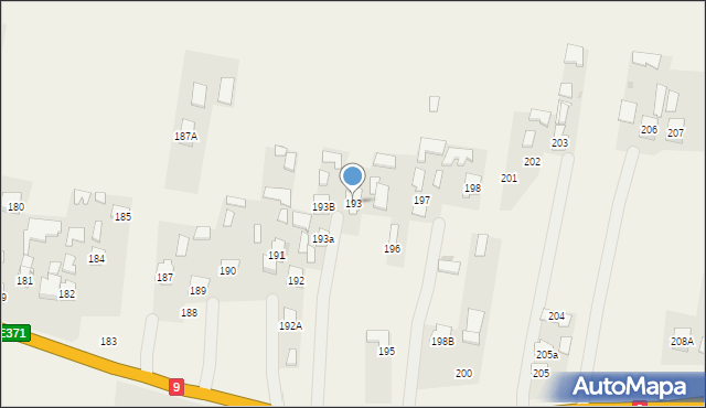 Kupno, Kupno, 193, mapa Kupno