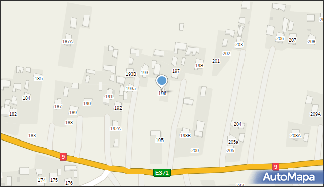 Kupno, Kupno, 196, mapa Kupno