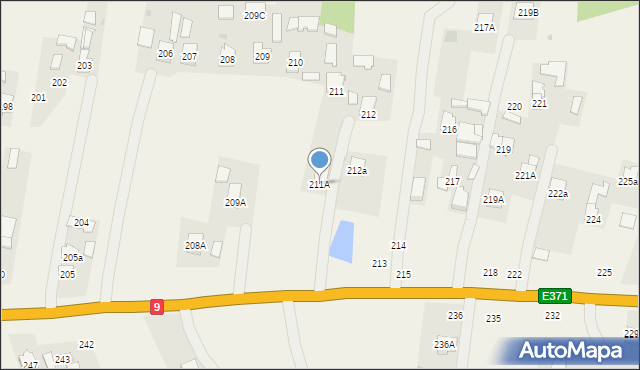 Kupno, Kupno, 211A, mapa Kupno