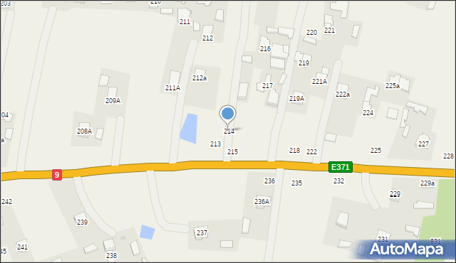 Kupno, Kupno, 214, mapa Kupno