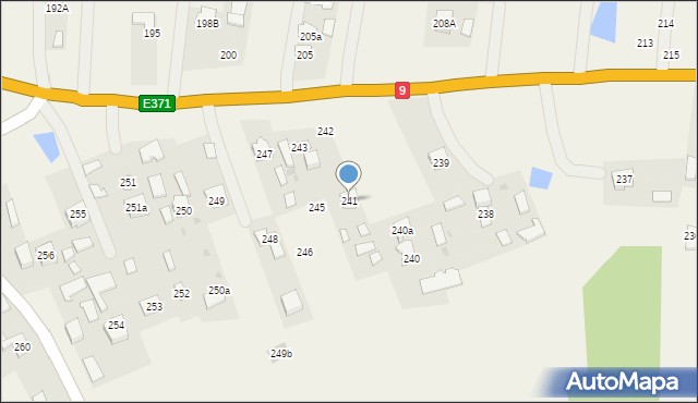 Kupno, Kupno, 241, mapa Kupno