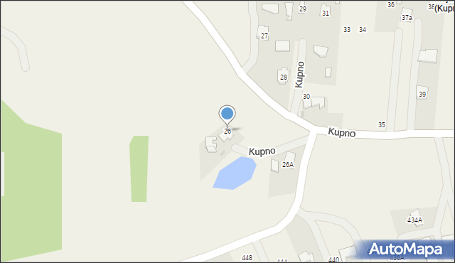 Kupno, Kupno, 26, mapa Kupno