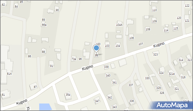 Kupno, Kupno, 99, mapa Kupno