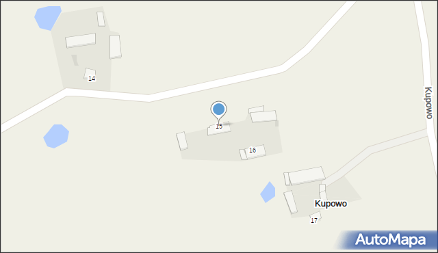 Kupowo, Kupowo, 15, mapa Kupowo