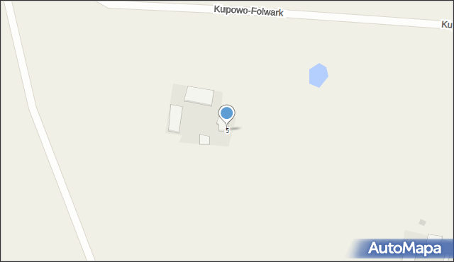 Kupowo-Folwark, Kupowo-Folwark, 5, mapa Kupowo-Folwark