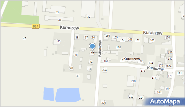 Kuraszew, Kuraszew, 35, mapa Kuraszew