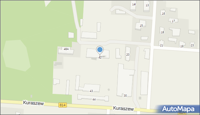 Kuraszew, Kuraszew, 42, mapa Kuraszew