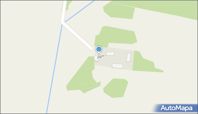 Kuraszewo, Kuraszewo, 104, mapa Kuraszewo