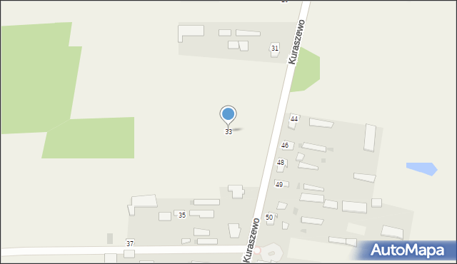 Kuraszewo, Kuraszewo, 33, mapa Kuraszewo