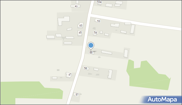 Kuraszewo, Kuraszewo, 55, mapa Kuraszewo