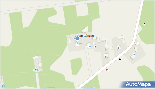 Kuraszków, Kuraszków, 12, mapa Kuraszków