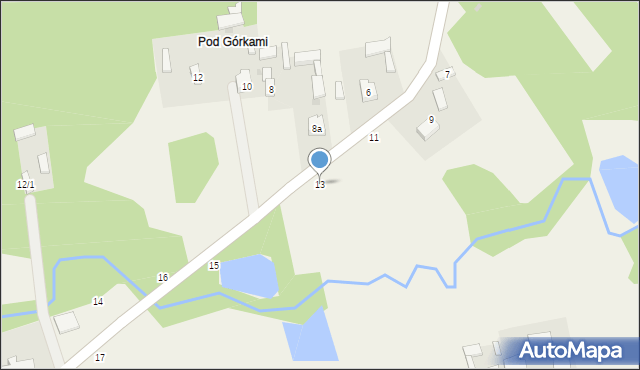 Kuraszków, Kuraszków, 13, mapa Kuraszków