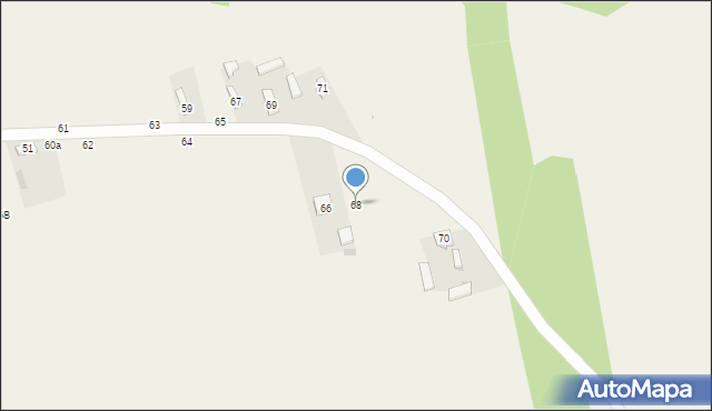 Kuraszków, Kuraszków, 68, mapa Kuraszków