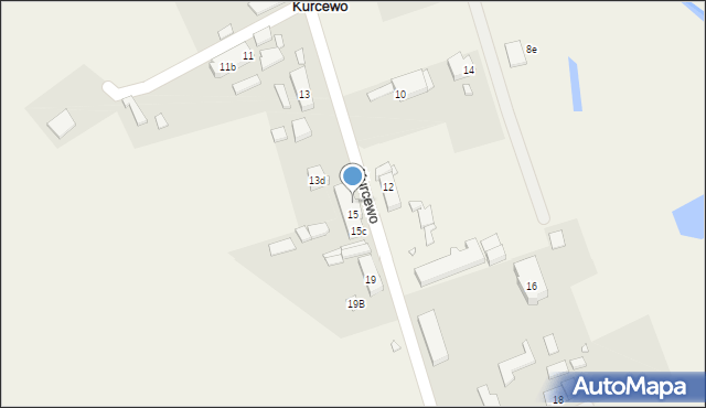 Kurcewo, Kurcewo, 15a, mapa Kurcewo