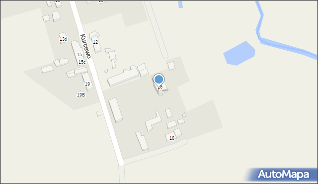 Kurcewo, Kurcewo, 16b, mapa Kurcewo