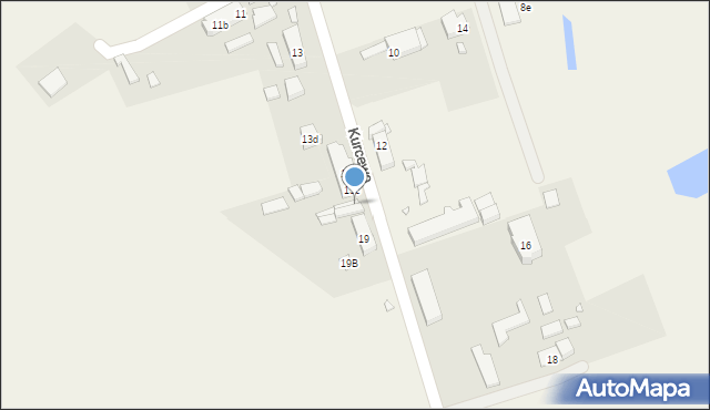 Kurcewo, Kurcewo, 17, mapa Kurcewo