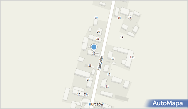 Kurczów, Kurczów, 22, mapa Kurczów