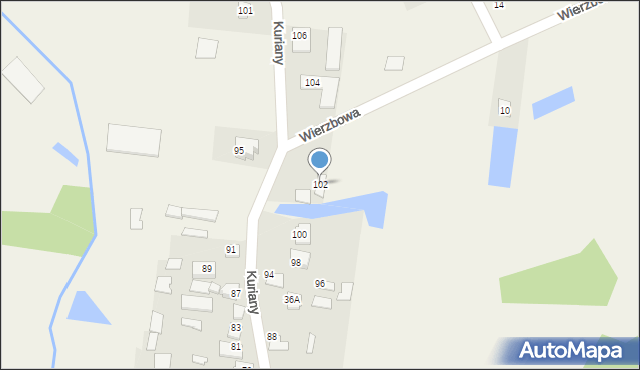 Kuriany, Kuriany, 102, mapa Kuriany