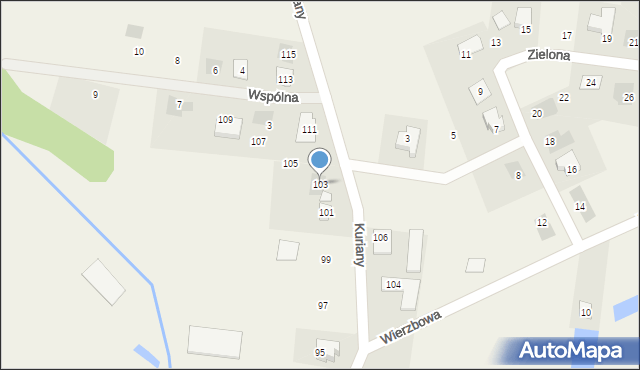 Kuriany, Kuriany, 103, mapa Kuriany