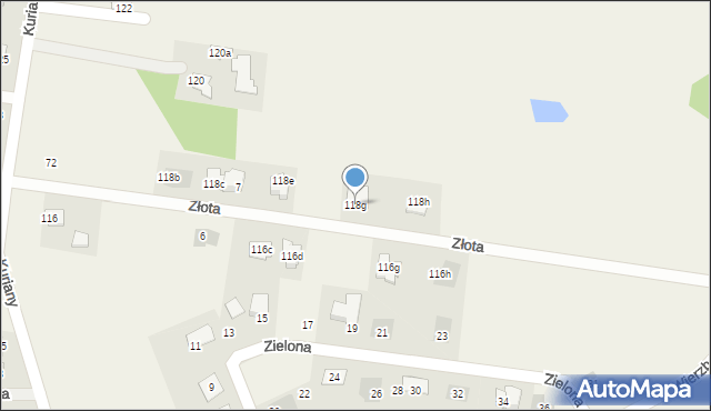 Kuriany, Kuriany, 118g, mapa Kuriany