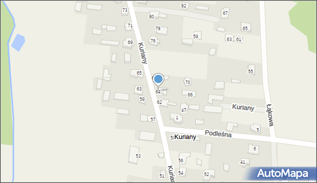 Kuriany, Kuriany, 64, mapa Kuriany