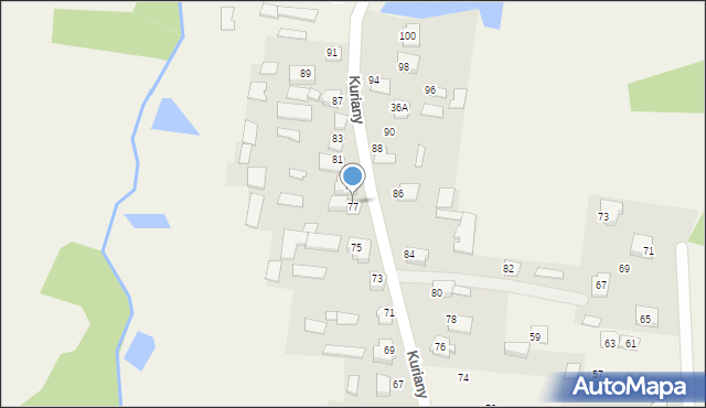 Kuriany, Kuriany, 77, mapa Kuriany