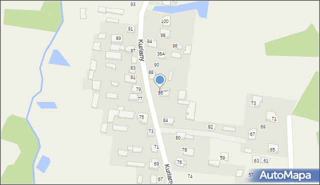 Kuriany, Kuriany, 86, mapa Kuriany