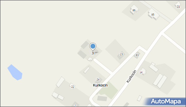 Kurkocin, Kurkocin, 26, mapa Kurkocin