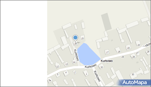 Kurkowo, Kurkowo, 16, mapa Kurkowo