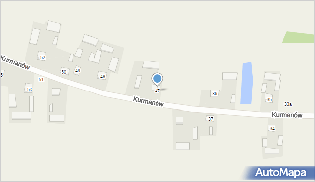 Kurmanów, Kurmanów, 47, mapa Kurmanów