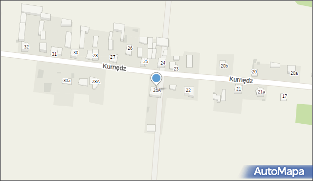 Kurnędz, Kurnędz, 24A, mapa Kurnędz
