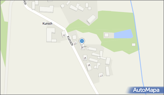 Kuroch, Kuroch, 14, mapa Kuroch