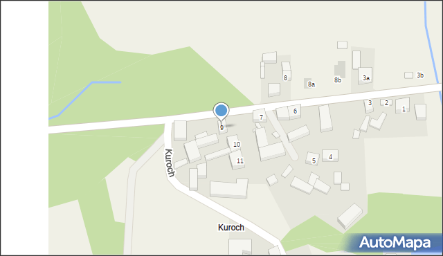 Kuroch, Kuroch, 9, mapa Kuroch