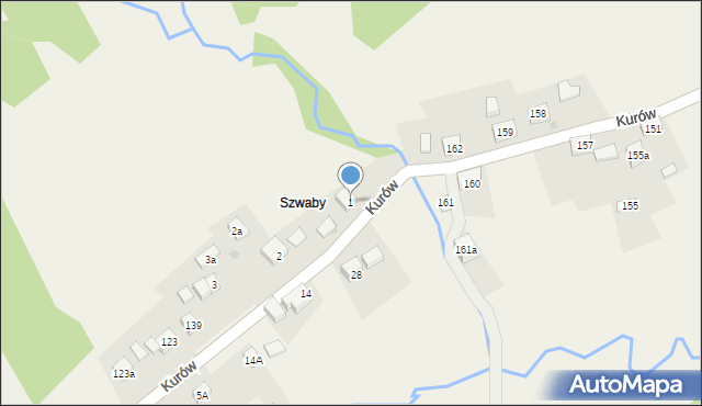 Kurów, Kurów, 1, mapa Kurów