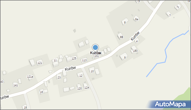 Kurów, Kurów, 101b, mapa Kurów