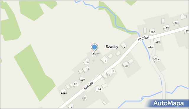 Kurów, Kurów, 2a, mapa Kurów
