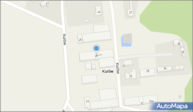 Kurów, Kurów, 16, mapa Kurów