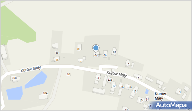 Kurów Mały, Kurów Mały, 6a, mapa Kurów Mały