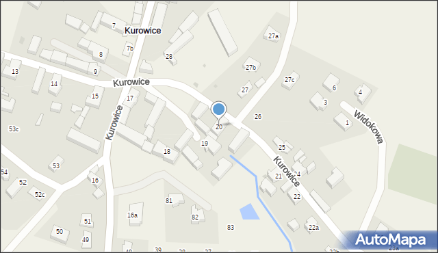 Kurowice, Kurowice, 20, mapa Kurowice